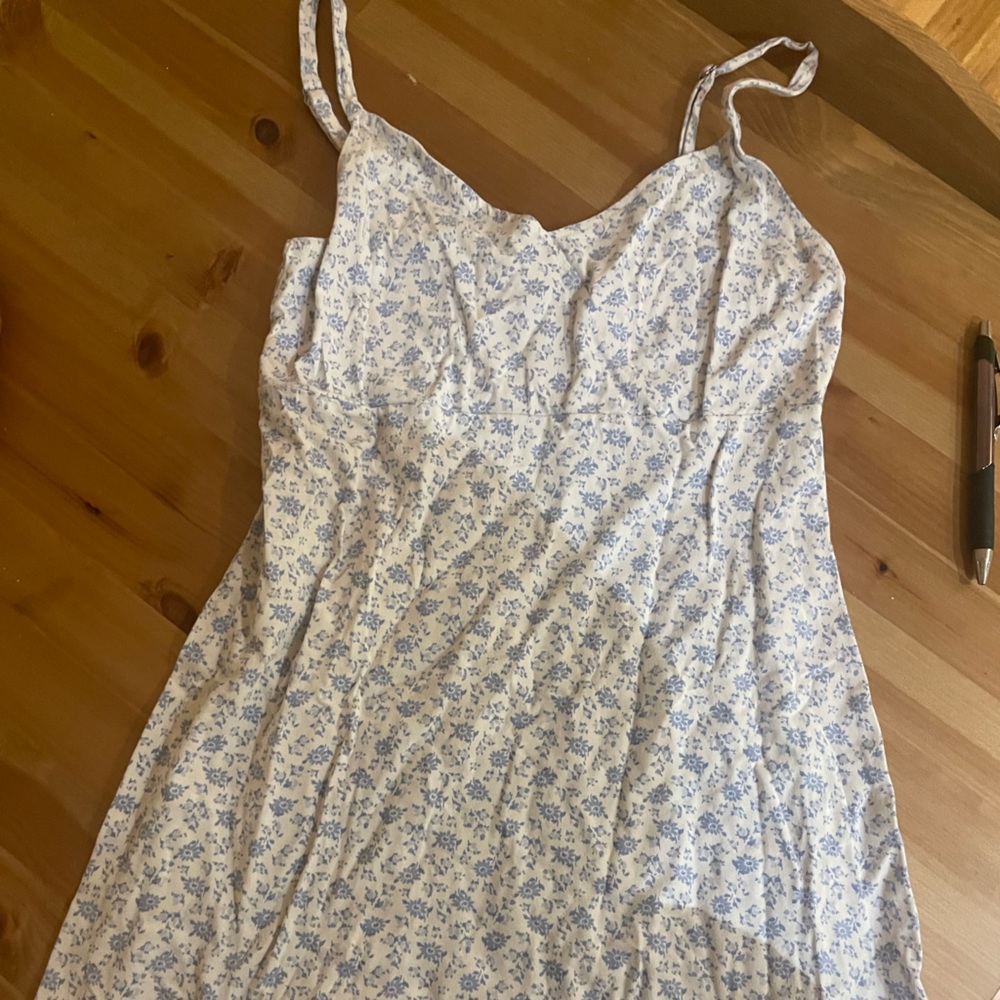 Hollister Blue Floral Dress